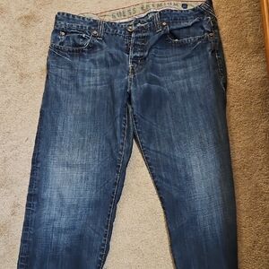 GUESS Premimum Distressed Dark Blue Jeans